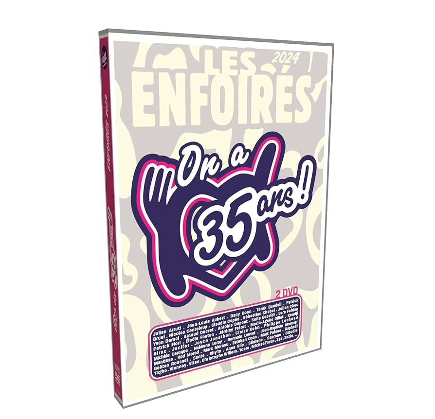 Les Enfoirés 2024, on a 35 Ans [HD DVD]: Amazon.fr: Les